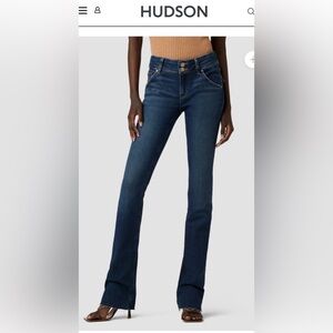 Hudson‎ Beth Mid-Rise Baby Bootcut Jeans NWOT